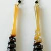 MBE 047 - Kenyan cow horn earrings