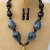 MBN 084 - Crystal Ceramic Beaded Necklace