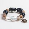 MBB 022 - Glass Bead Crystal Bracelet