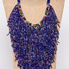 MBN 092 - Long African Seed Bead Forest Necklace