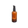 Amber Glass Oil Cleanser Serum Lotion Pump Bottle