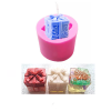 MBSM 041| 3cm*3cm Small Square Gift Box Mold with Ribbon