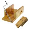 Adjustable Bamboo Soap Cutter With Beveler Planer Peeler (26*13.8*8cm - 810g)