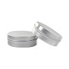 25ml Unique Silver Aluminium Tin Jar