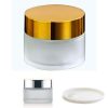 50ml Frosted Clear Glass Jar | lid options | gasket