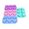 MBSM 015 | 6-cavity divided heart silicone mold |25.5*17*2.8CM