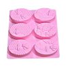 MBSM 051 | 6-Cavity Oval Beehive Silicone Mold |21.5*19.5*3CM| 80ml per cavity
