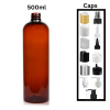 500ml Amber PET Bottle