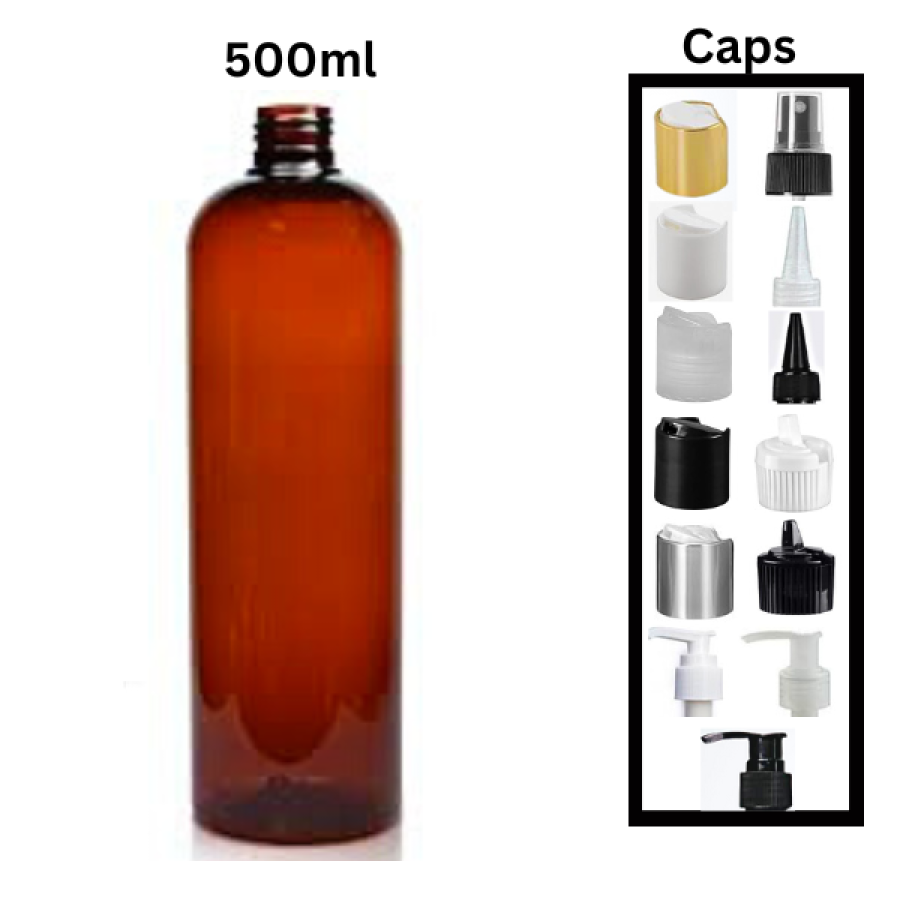 500ml Amber PET Bottle - Mbozuri