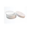 30ml White Wide Mouth Flat Jar | Gasket
