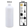 500ml PET White Glossy Bottle