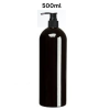500ml Black PET Pump Bottle