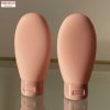 60ml Peach Mini Oval Opaque Upside Down Flip-Top Squeeze Tube