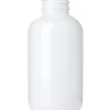 100 ml  white PET plastic  round bottle with 24-410 neck finish