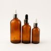 AMBER GLASS DROPPER BOTTLE