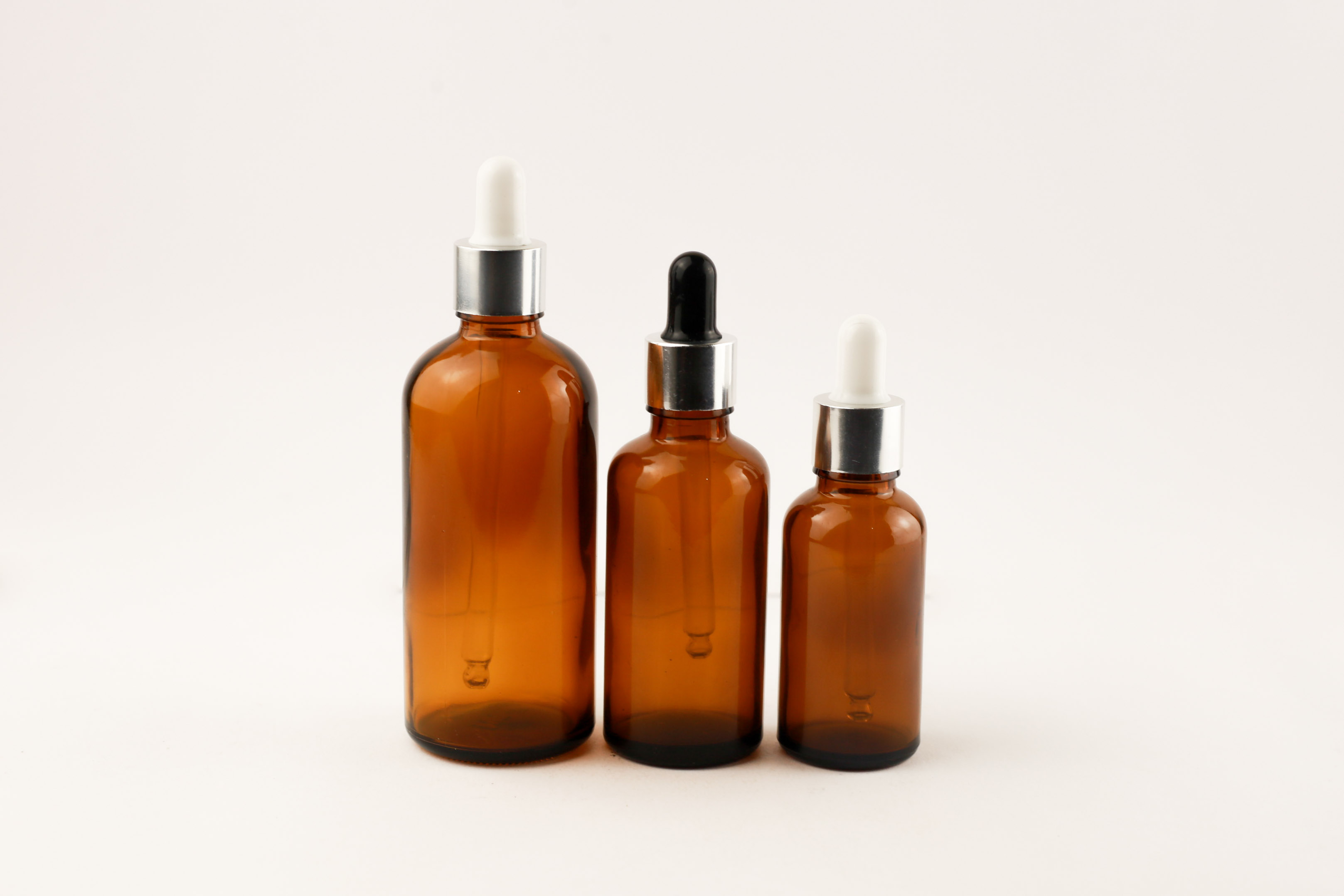 AMBER GLASS DROPPER BOTTLE