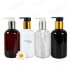 200ML PET 24MM ROUND BOTTLE WITH FLAT-TOP , LEFT-RIGHT CLICK CLAMPED PUMP