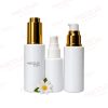20MM FLAT SHOULDER WHITE GLASS DROPPER BOTTLE WITH MULTIPLE PUMPS