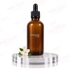 22MM ROUND SHOULDER GLOSSY AMBER GLASS DROPPER BOTTLE