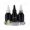 20MM SHORT BLACK CYLINDER BOTTLE WITH APPLICATOR CAP