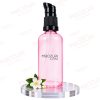 18MM RS CLEAR-PINK GLASS DROPPER BOTTLE BLACK OIL SERUM PUMP