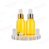 20MM SHORT CLEAR-YELLOW CYLINDER BOTTLE WITH SPRAY CAP