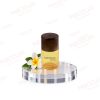 18MM SHORT CLEAR-YELLOW CYLINDER BOTTLE WITH BRONZE CAP
