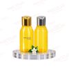 20MM SHORT CLEAR-YELLOW CYLINDER BOTTLE WITH PRESS CAP