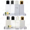 20MM SS SHORT/TALL WHITE AND TRANSLUCENT SQUARE BOTTLE WITH PRESS CAPS