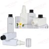 20MM SS SHORT/TALL WHITE AND TRANSLUCENT SQUARE BOTTLE WITH SCREW CAP/PUMP