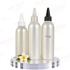 150ML PET 24MM ROUND SHOULDER PEARLESCENT CREAM BOTTLE WITH APPLICATOR CAPS